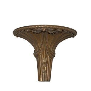 Antique Neoclassical Style Wall Bracket Sconce Shelf Copper
